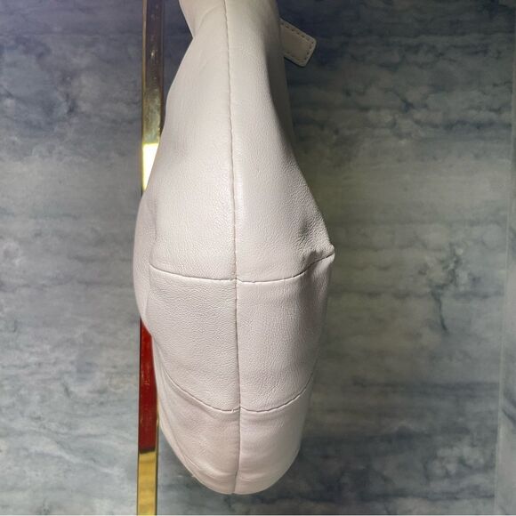 Coach White Leather Kristen Small Shoulder Bag - Picture 12 of 15